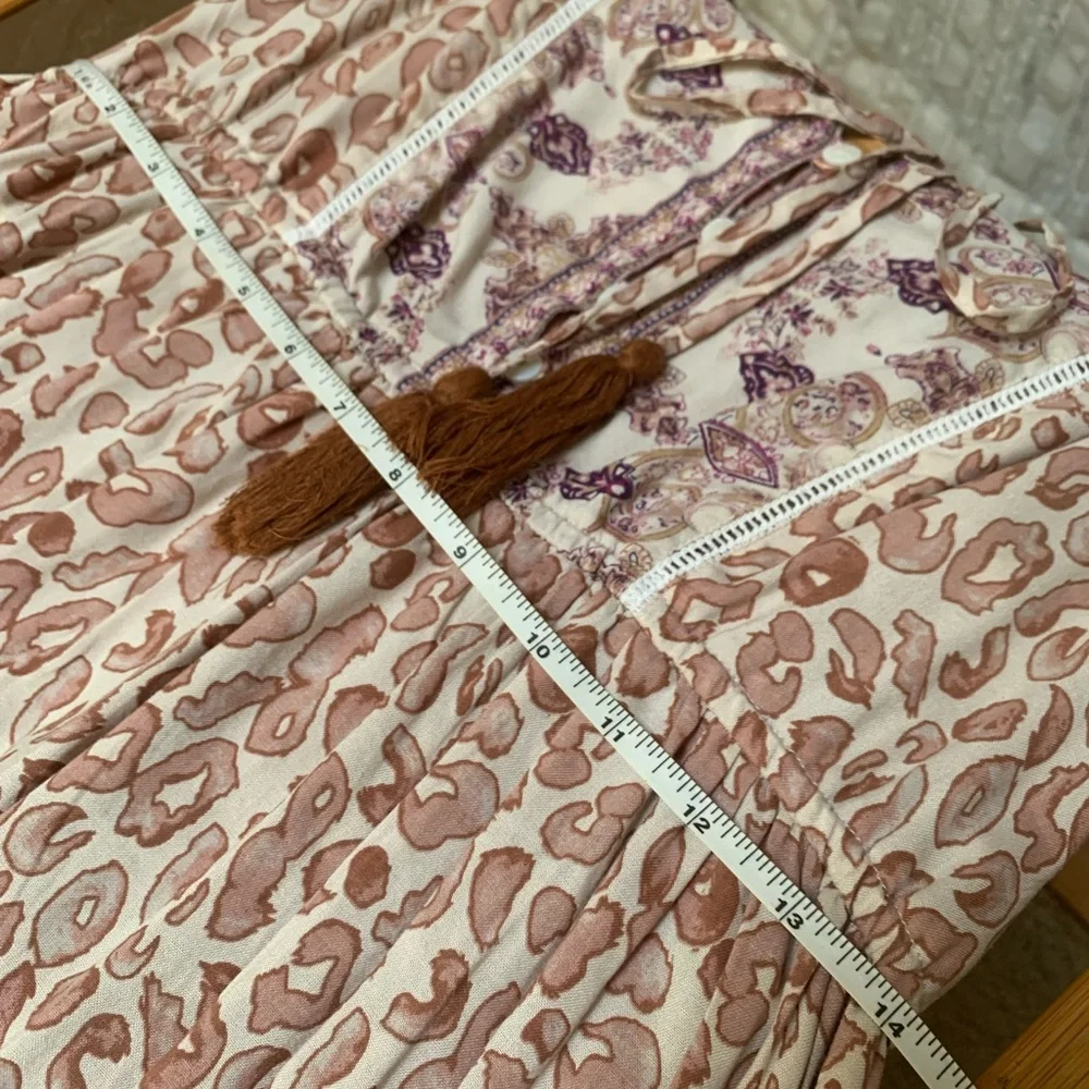 Mauve bohemian sundress mid length - Picture 9 of 11